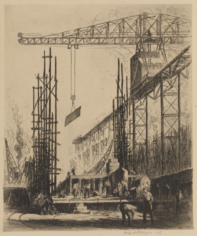 Building Ships - "Cramps" [Ship Yard, Kensington, Phila.]