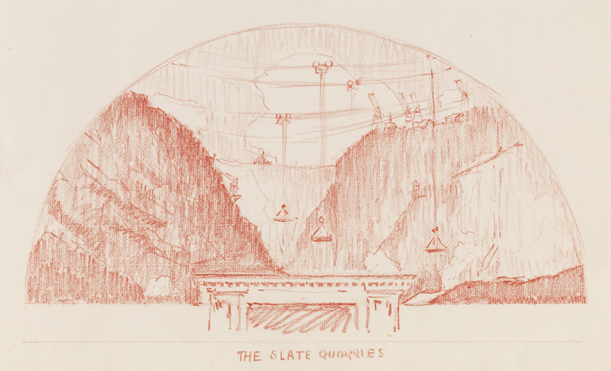 Herbert Pullinger, "The Slate Quarries" (early 20th century) PAFA