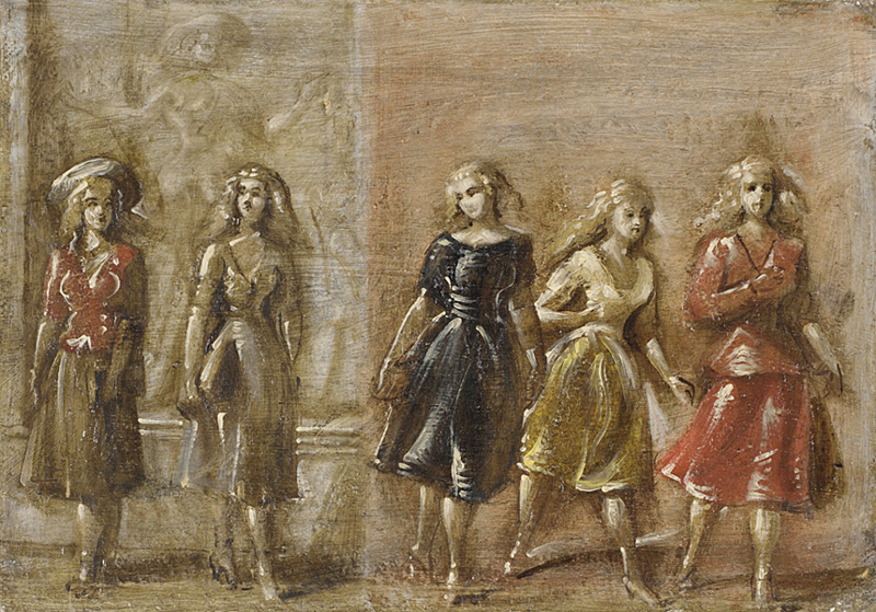 Five Women  (sketch)
