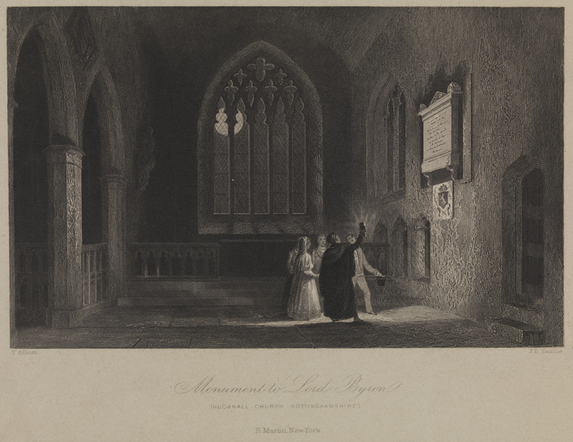 Monument to Lord Byron