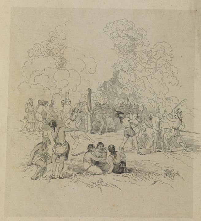 [Execution: Indians and prisoners]