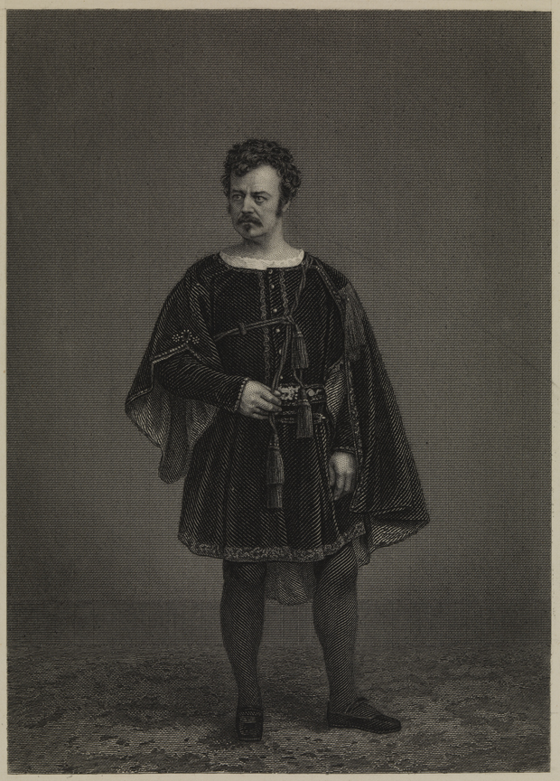 [Edwin Forrest as Hamlet]