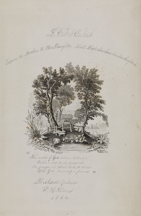 Letters from a Mother to her Daughter about What She Saw in New England