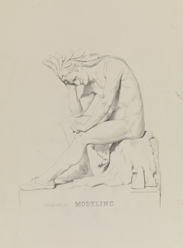 Chapter X. Modeling (Seated nude Indian)