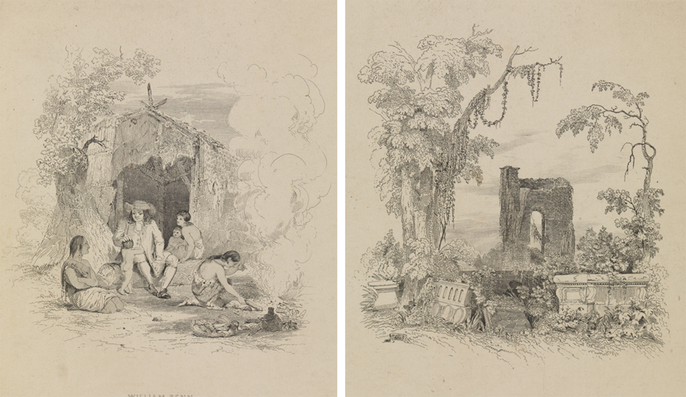 William Penn;  Ruins of Jamestown