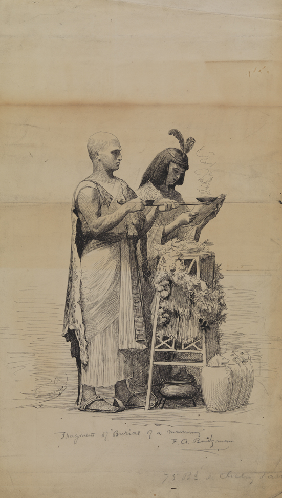 Fragment of "Burial of a Mummy"