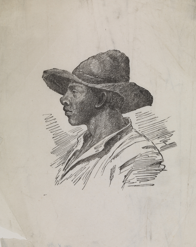 [Profile head of a Negro]