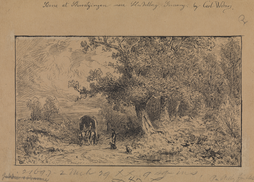 Scene at Schwetzingen near Heidelberg, Germany