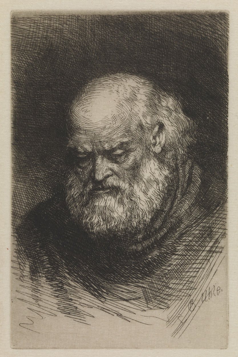 [Head of an old man]