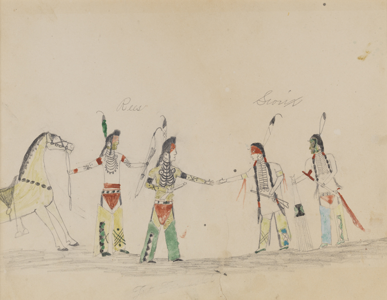Peacemaking between the Arikara and the Sioux