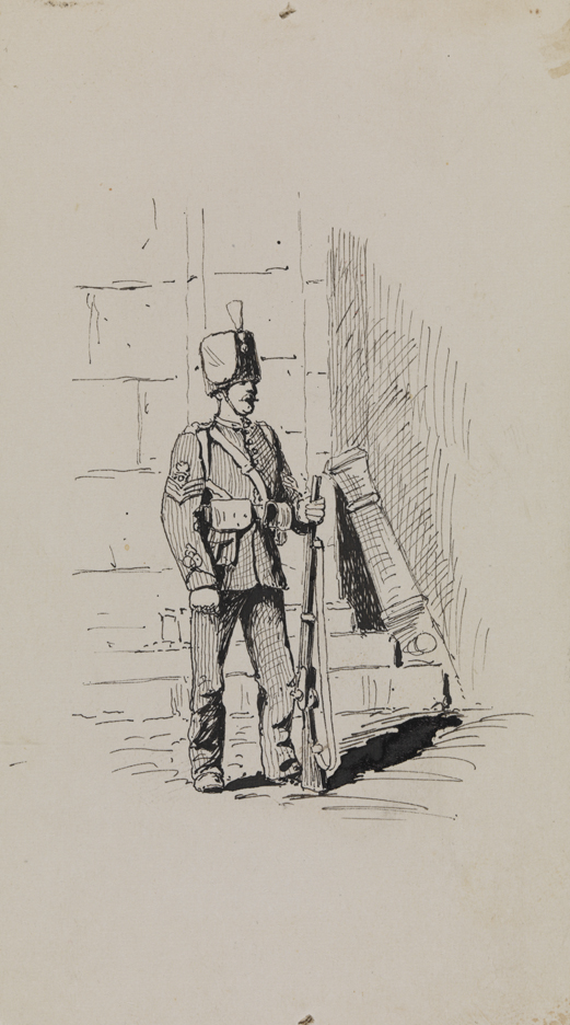 Inside St. John's Gate, Quebec