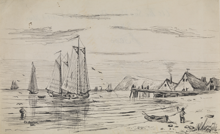 As the Sun Went Down: - Off the Coast of Mass.