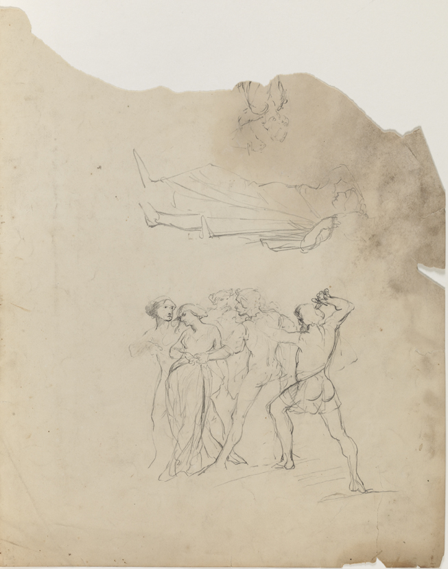 [Death of Hypatia: study; studies of classical architecture]