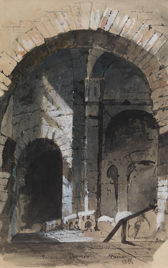 Peter Frederick Rothermel, "Roman Baths in Paris" (1858) PAFA