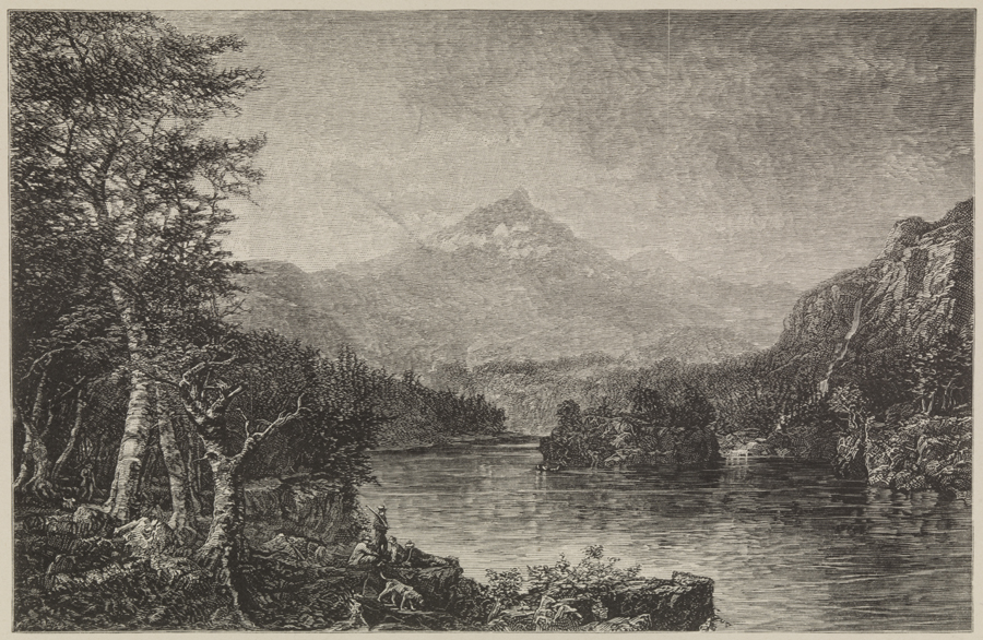 [Mountain lake scenery]