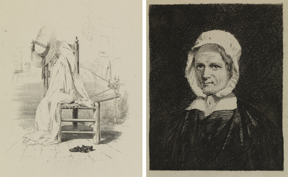 [Country maid's garments];  [A staid and venerable matron]