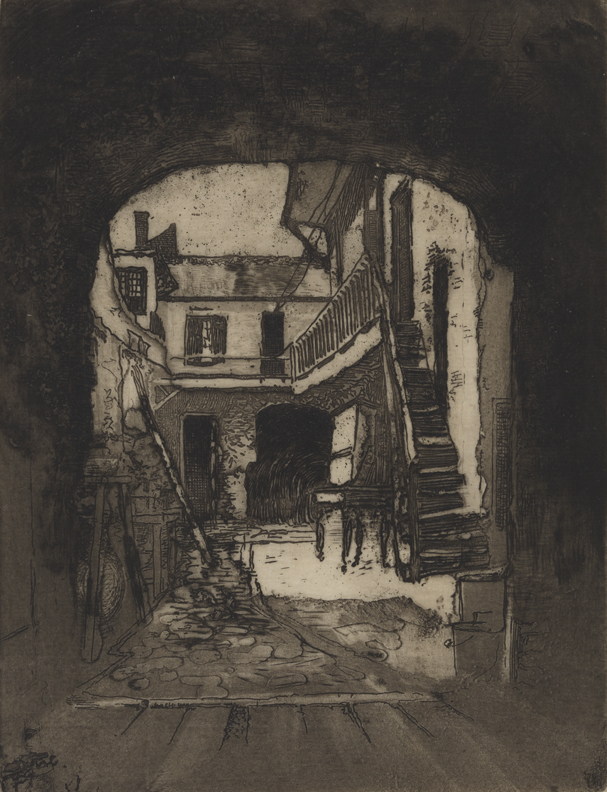 An Inner Court, New Orleans