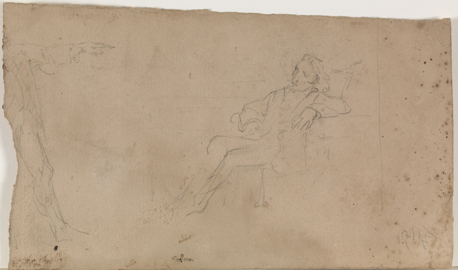 [Patrick Henry in the House of Burgesses: figure study]