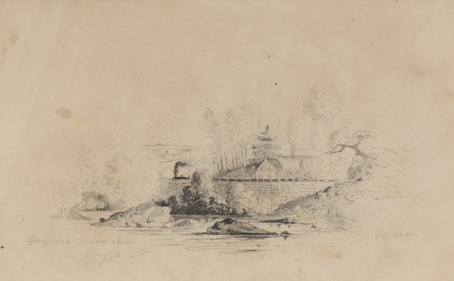 [Landscape with train]