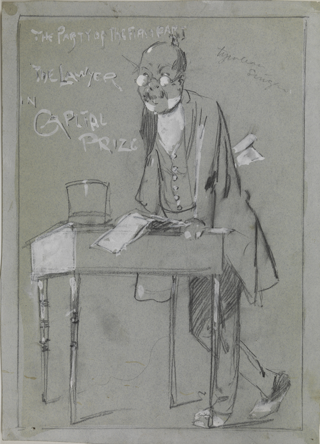 The Lawyer in "Capital Prize"