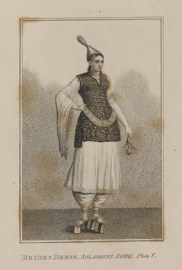 Brides Dress. Solomons Song. Plate V.
