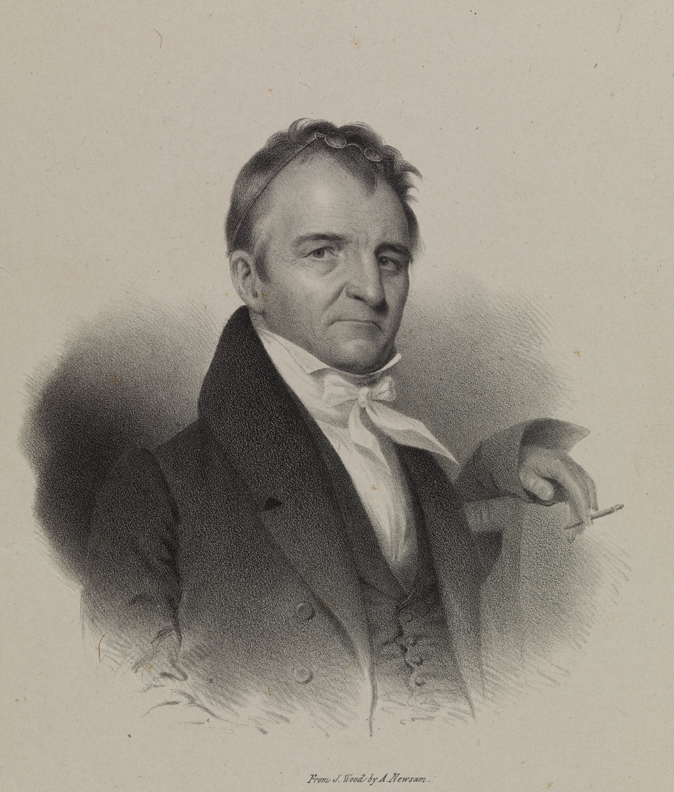 [Man with cigarette: William Kneass?]