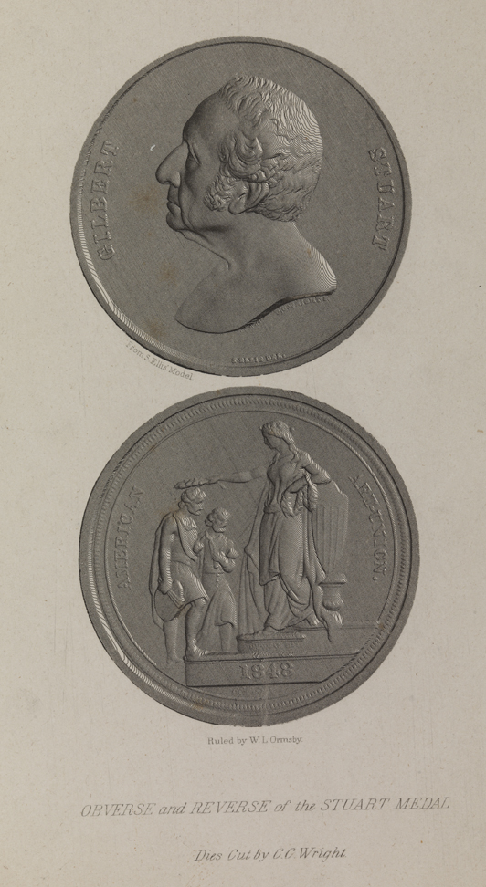 Obverse and Reverse of the Stuart Medal