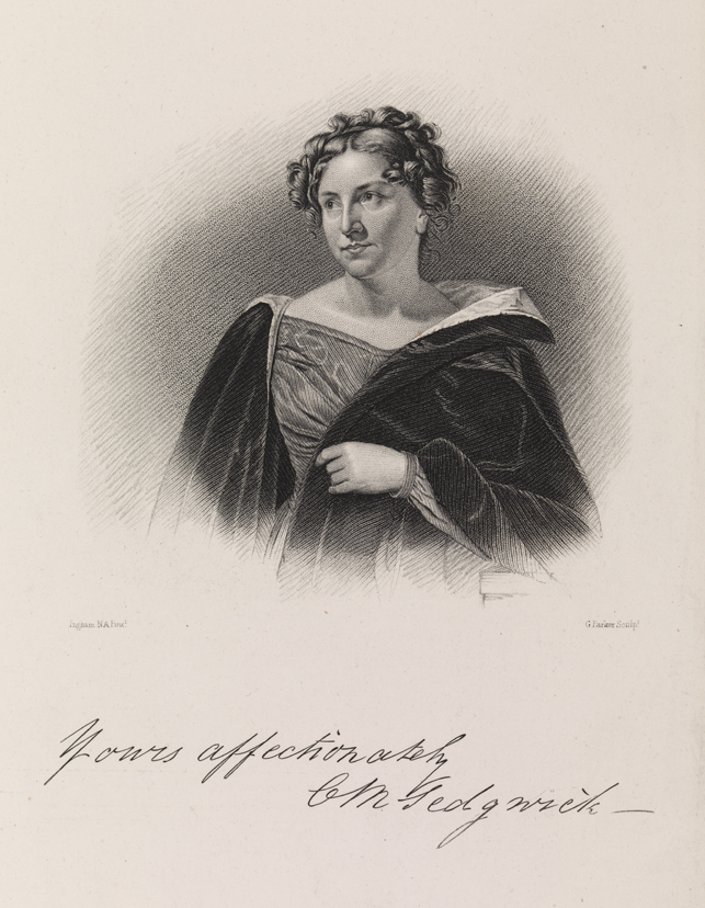 C[atherine] M[aria] Sedgwick