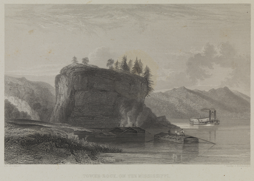 Tower-Rock, on the Mississippi