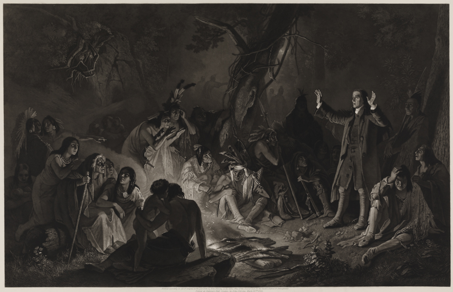 The Power of the Gospel - David Zeisberger Preaching to the Indians