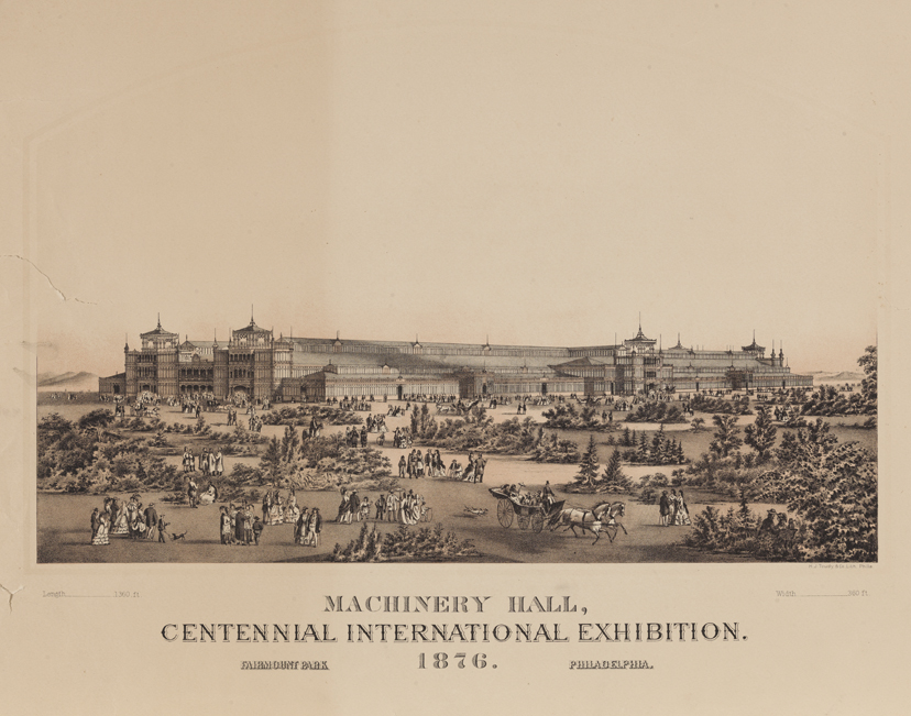 Machinery Hall, Centennial International Exhibition.
