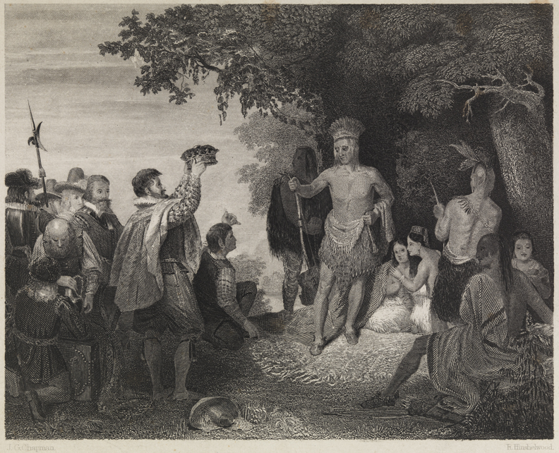The Crowning of Powhatan