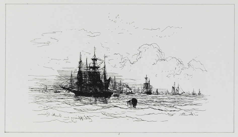 Shipping in North River