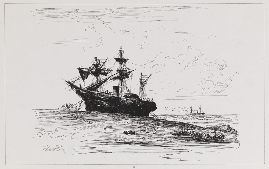 [Three mast ship]