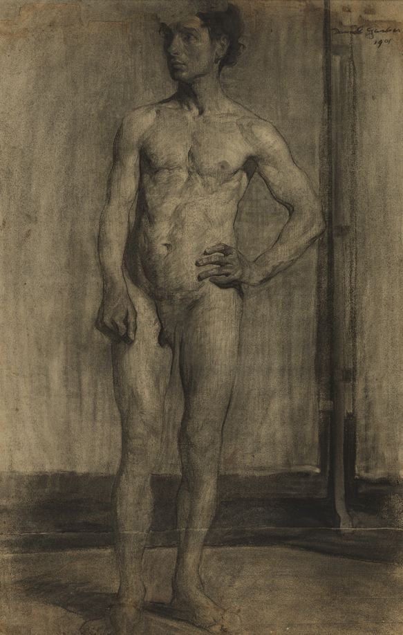 Night Life Class (Figure Study: Standing Male Nude)