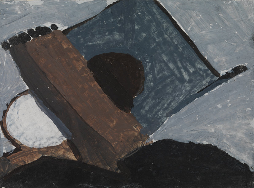 [Abstract composition - the rear of a truck?]