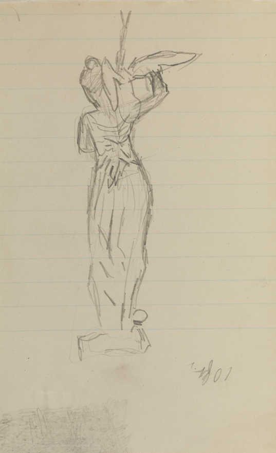 William Rush's "Water Nymph and Bittern": Rear View