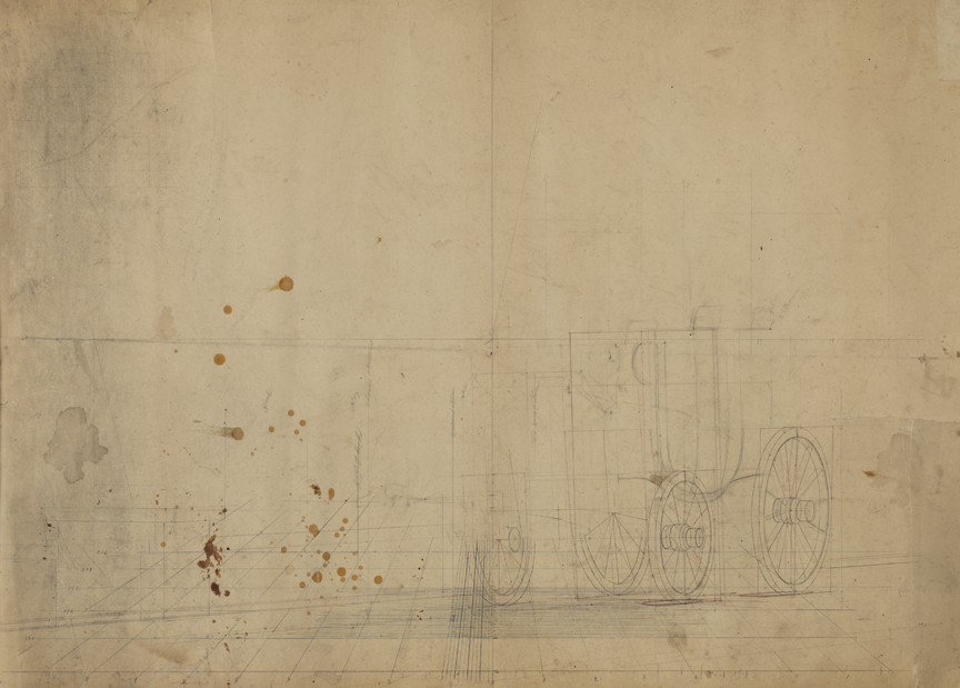 Thomas Eakins, "The Fairman Rogers FourInHand Perspective Study of