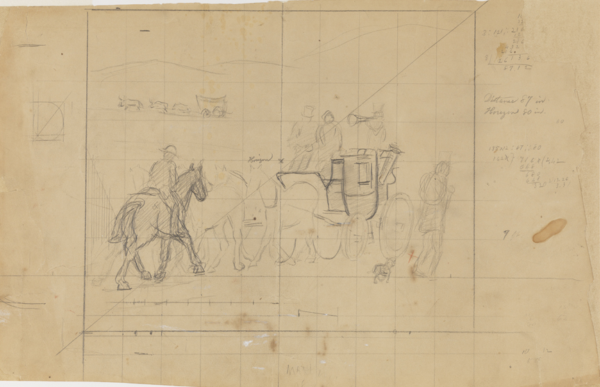 Thomas Eakins, "The Fairman Roger FourInHand Squared Compositional