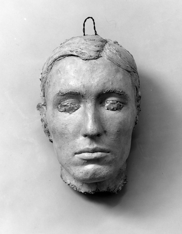 Life Cast of a Young Man's Head