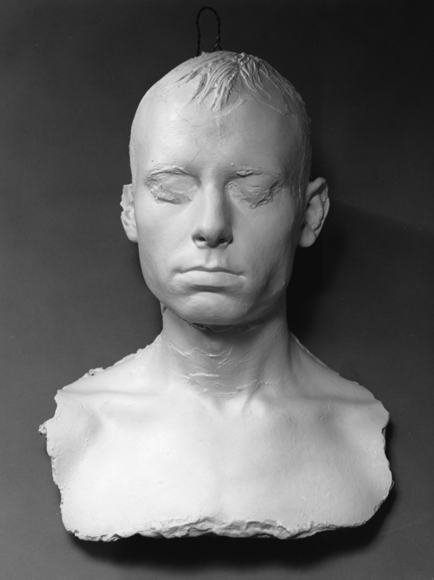 Life Cast of Young Man's Head and Torso