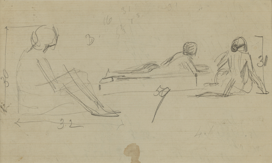 An Arcadian: Three Figure Studies