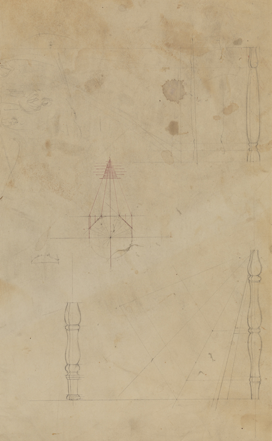 Spinning and Knitting: Sketches for Sculptural Group