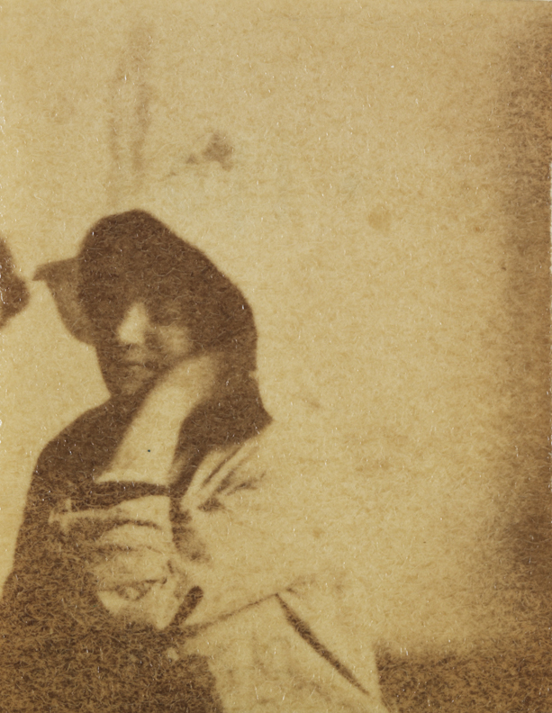 Female student in Pennsylvania Academy studio (fragment)