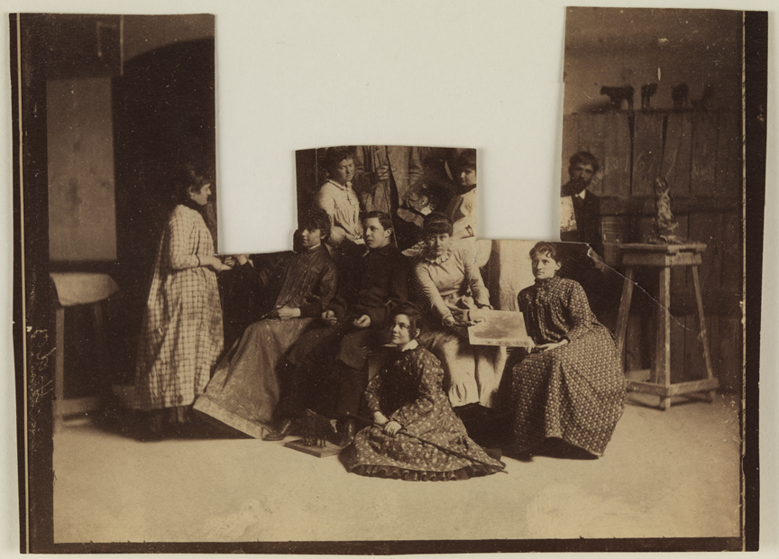 Ten students in Pennsylvania Academy studio