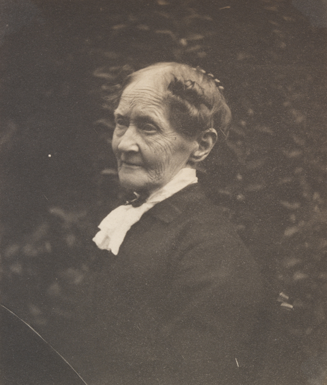 Unidentified woman, looking left