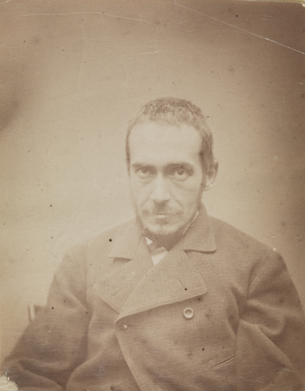 Thomas Eakins at age thirty-five to forty in a heavy wool jacket