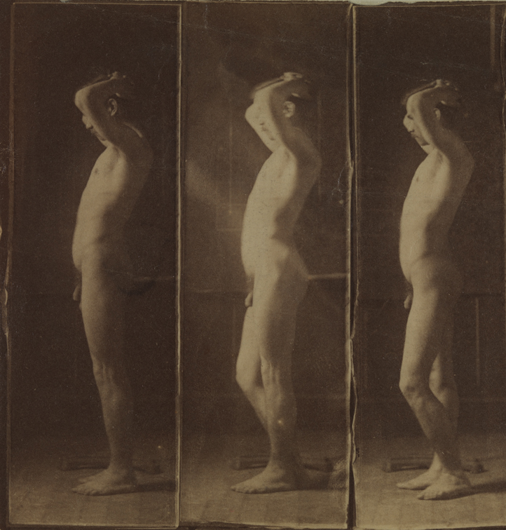 Naked series: male, poses 1 - 3