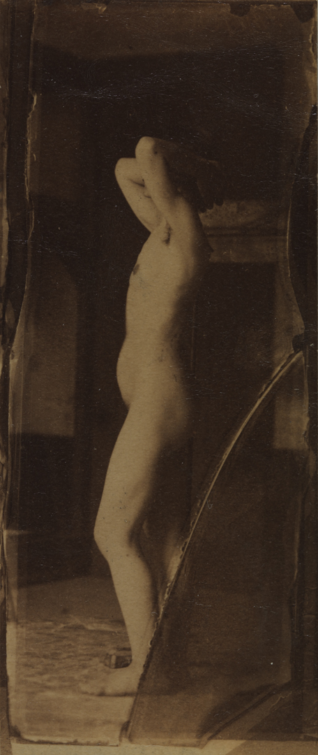 Naked series: "Lillie,"female with dark mask