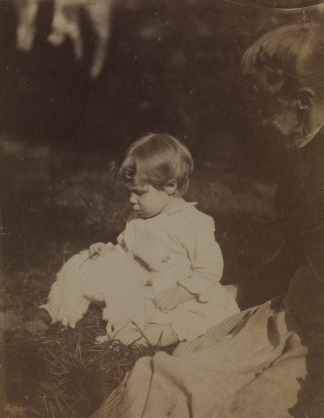 Betty Reynolds with Grandmother Reynolds partially visible